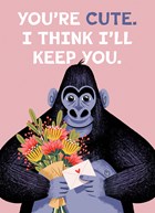 Gorilla valentine love
